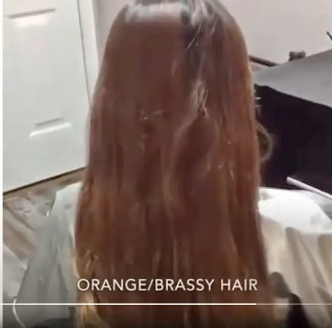 Orange and brassy